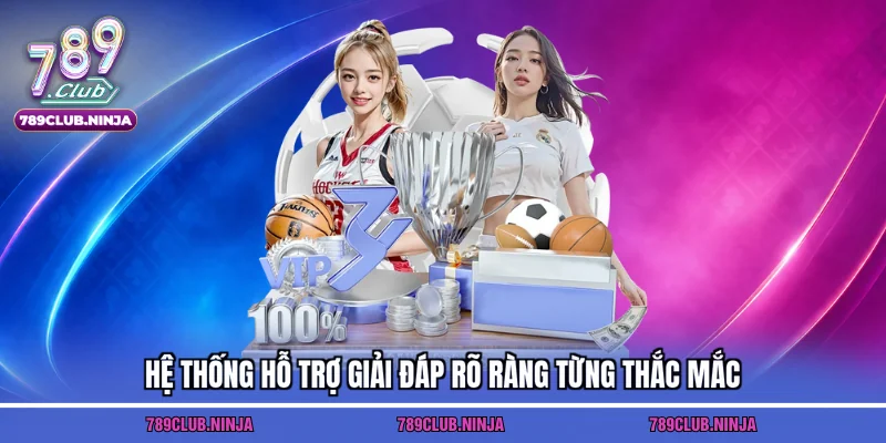 Hệ thống hỗ trợ giải đáp rõ ràng từng thắc mắc